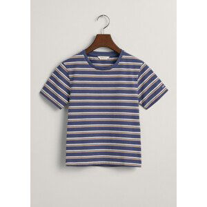 TRIČKO GANT STRIPED T-SHIRT modrá 176