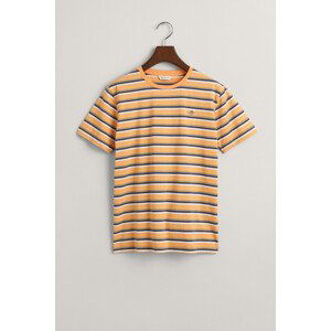 TRIČKO GANT STRIPED SHIELD T-SHIRT oranžová 170