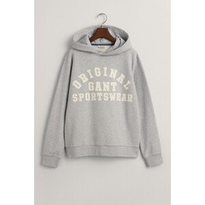 MIKINA GANT ORIGINAL SPORTSWEAR SWEAT HOODIE šedá 158/164