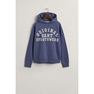 MIKINA GANT ORIGINAL SPORTSWEAR SWEAT HOODIE modrá 146/152