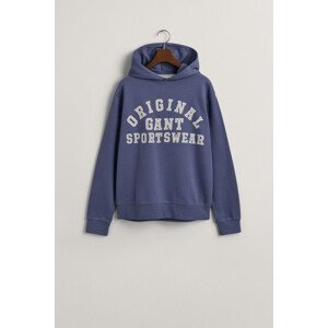 MIKINA GANT ORIGINAL SPORTSWEAR SWEAT HOODIE modrá 176