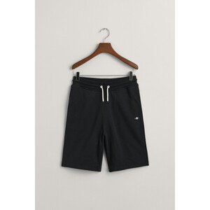 TEPLÁKOVÉ ŠORTKY GANT SHIELD SWEAT SHORTS černá 134/140