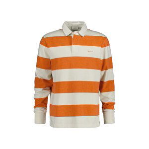 POLOKOŠILE GANT BLOCK STRIPE HEAVY RUGGER oranžová XS