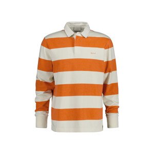 POLOKOŠILE GANT BLOCK STRIPE HEAVY RUGGER oranžová XXL