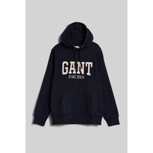 MIKINA GANT ARCH HOODIE modrá S