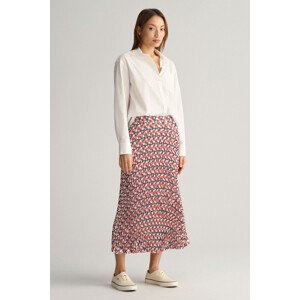 SUKNĚ GANT GEOMETRIC PRINT PLEATED SKIRT bílá 44