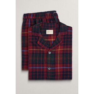 PYŽAMO GANT FLANNEL PJ SET PANTS AND SHIRT GB červená L