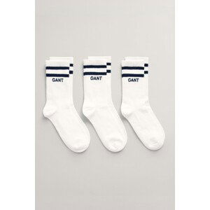 PONOŽKY 3-PACK GANT SPORT SOCKS 3-PACK bílá 40/42