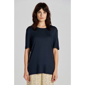 TRIČKO GANT REL DRAPED SS T-SHIRT modrá XXS