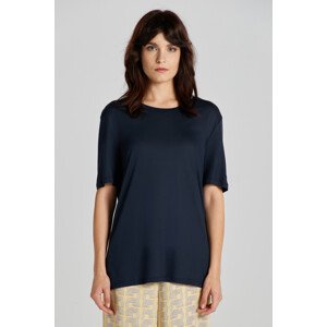 TRIČKO GANT REL DRAPED SS T-SHIRT modrá XS