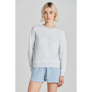 MIKINA GANT REG TONAL SHIELD C-NECK SWEAT šedá XS