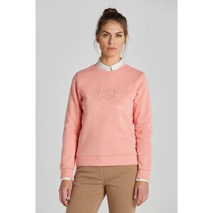 MIKINA GANT REG TONAL SHIELD C-NECK SWEAT růžová S