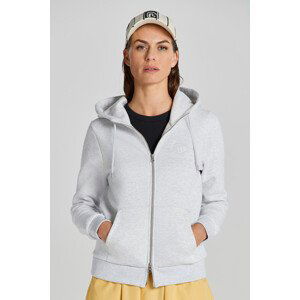 MIKINA GANT REG TONAL SHIELD ZIP HOODIE šedá M