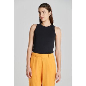 ROLÁK GANT HIGH NECK RIB TANK TOP černá M