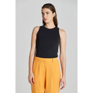 ROLÁK GANT HIGH NECK RIB TANK TOP černá L