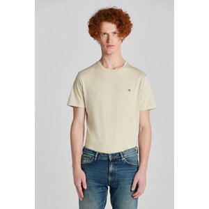 TRIČKO GANT REG SHIELD SS T-SHIRT SILKY BEIGE