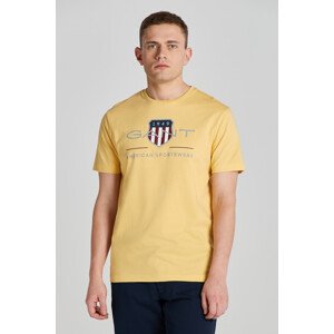 TRIČKO GANT REG ARCHIVE SHIELD SS T-SHIRT žlutá S