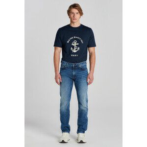 DŽÍNY GANT REGULAR GANT JEANS modrá 32/32