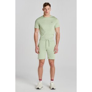 TEPLÁKOVÉ ŠORTKY GANT REG SHIELD SWEAT SHORTS MILKY MATCHA