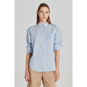 KOŠILE GANT REL STRIPED POPLIN SHIRT modrá 46