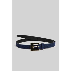 OPASEK GANT SLIM SUEDE BELT modrá 75