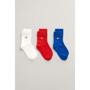 PONOŽKY 3-PACK GANT SHIELD SOCKS 3-PACK modrá 22/25