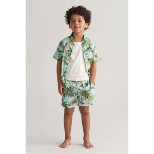 PLAVKY GANT HAWAII PRINT SWIM SHORTS modrá 110/116