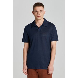 POLOKOŠILE GANT LINEN SS POLO modrá S