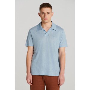 POLOKOŠILE GANT LINEN SS POLO modrá M