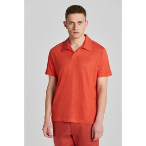 POLOKOŠILE GANT LINEN SS POLO oranžová L