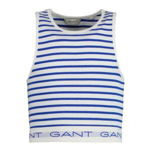 TOP GANT STRIPED RIBBED TANK TOP modrá 134/140