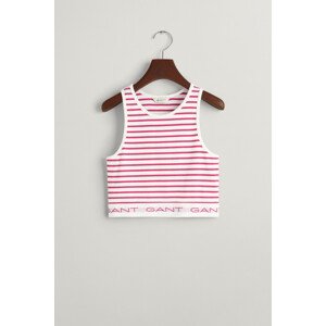 TOP GANT STRIPED RIBBED TANK TOP fialová 146/152