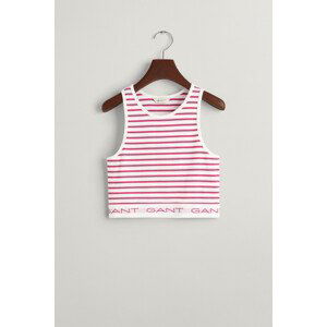 TOP GANT STRIPED RIBBED TANK TOP fialová 158/164