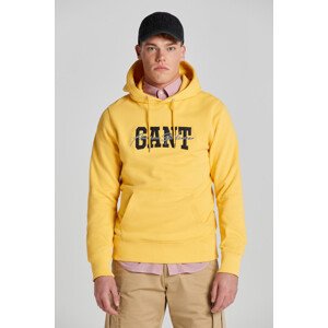 MIKINA GANT ARCH SCRIPT HOODIE žlutá S