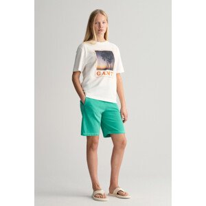 TEPLÁKOVÉ ŠORTKY GANT SUNFADED SWEAT SHORTS DEEP POOL