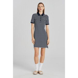 ŠATY GANT STRIPED SHIELD SS PIQUE POLO DRESS modrá XS