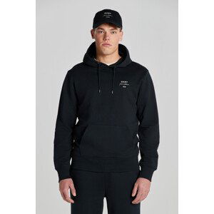 MIKINA GANT LOGO SCRIPT HOODIE černá M