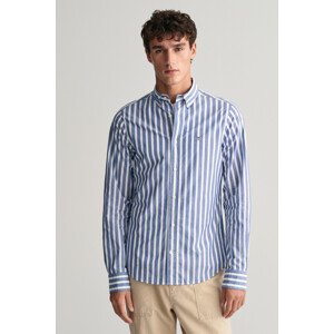 KOŠILE GANT REG WIDE POPLIN STRIPE SHIRT modrá XXXL