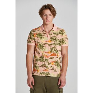 POLOKOŠILE GANT HAWAII PRINT SS POLO růžová M