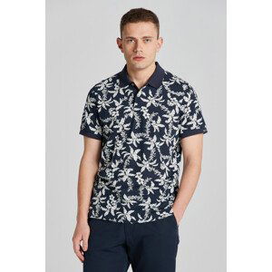 POLOKOŠILE GANT PALM LEI PRINT SS POLO modrá M