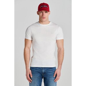 TRIČKO GANT SLIM MERCERIZED SS T-SHIRT bílá M