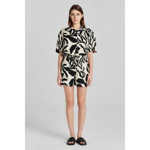 ŠORTKY GANT REL PALM PRINT PULL ON SHORTS hnědá 44