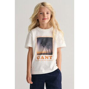 TRIČKO GANT GANT RESORT RELAXED T-SHIRT bílá 122/128