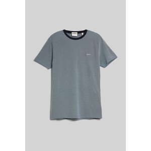 TRIČKO GANT 4-COL OXFORD SLIM SS T-SHIRT modrá L