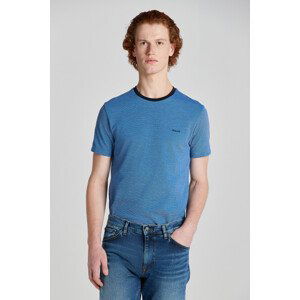 TRIČKO GANT 4-COL OXFORD SLIM SS T-SHIRT modrá M