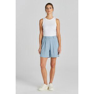 ŠORTKY GANT STRETCH LINEN TAILORING SHORTS modrá 44