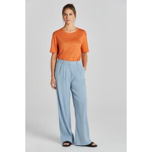 KALHOTY GANT REL STRETCH LINEN TAILORED PANT modrá 32