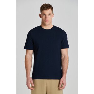 TRIČKO GANT TEXTURED SS T-SHIRT modrá XL