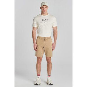 ŠORTKY GANT DOBBY RELAXED SHORTS hnědá 33