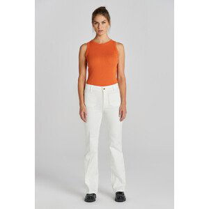 DŽÍNY GANT SLIM FLARE WHITE JEANS bílá 33